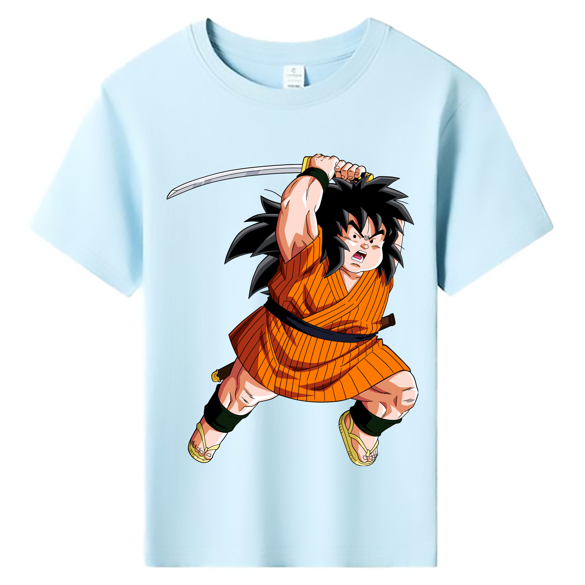 （画像用） ドラゴンボール やじろべえ DRAGON BALL Yajirobe 綿100％キッズTシャツ（フロントプリント）
